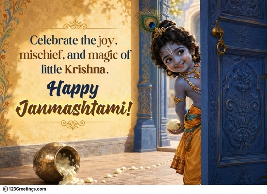 A Joyful Janmashtami Wish To Share