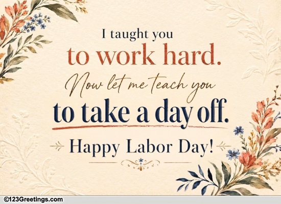 A Labor Day Wish For Your Employee