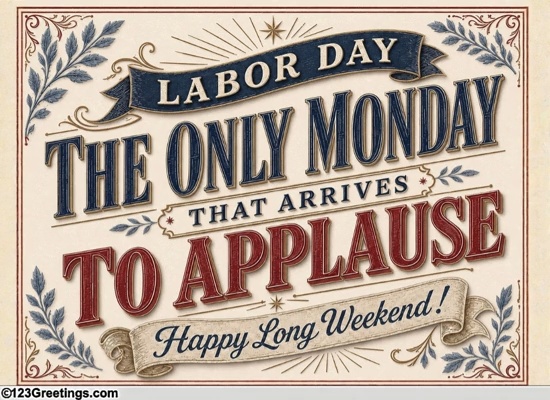 Labor Day Wishes For A Colleague
