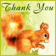 Squirreling A Thanks!