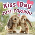Send This Cute Kiss Day Ecard