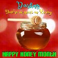 A Honey Month Card For Your Darling.