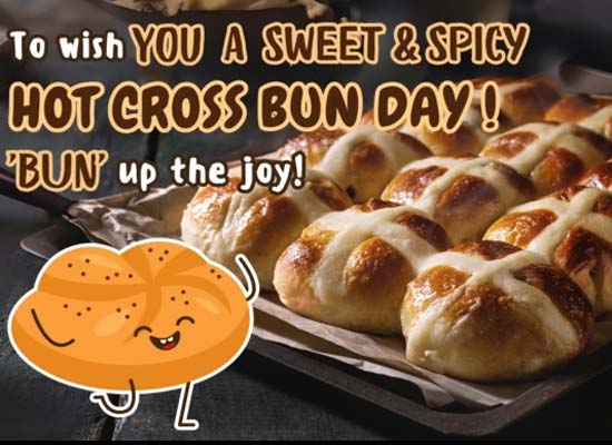 Sweet And Spicy Hot Cross Bun Day