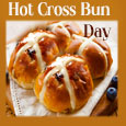 Delicious Hot Cross Bun With Butter!