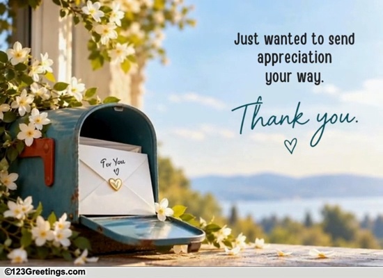 Send Some Appreciation On Thankyou Day