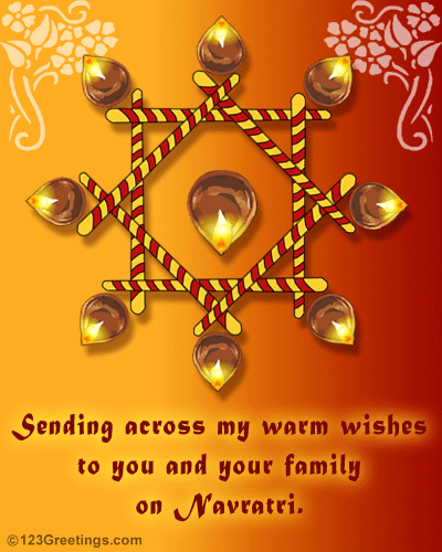 navratri cards