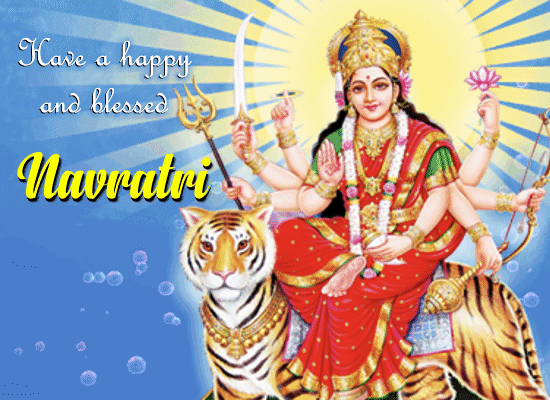 A Happy And Blessed Navratri...