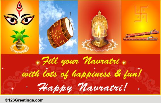 Send A Cheerful Navratri Wish!