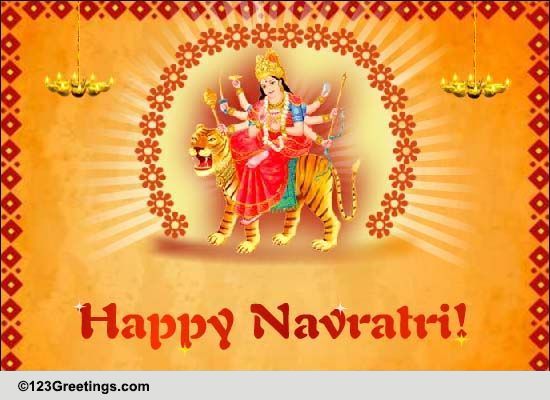 Prosperity And Good Tidings... Free Navratri eCards, Greeting Cards ...