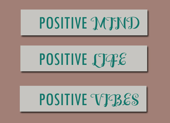 Positive Mind, Positive Vibes!