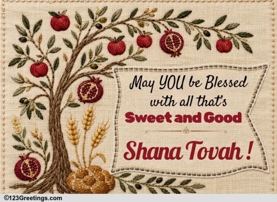 A Blessed Rosh Hashanah Greeting