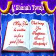 Be Written In For Rosh Hashanah!