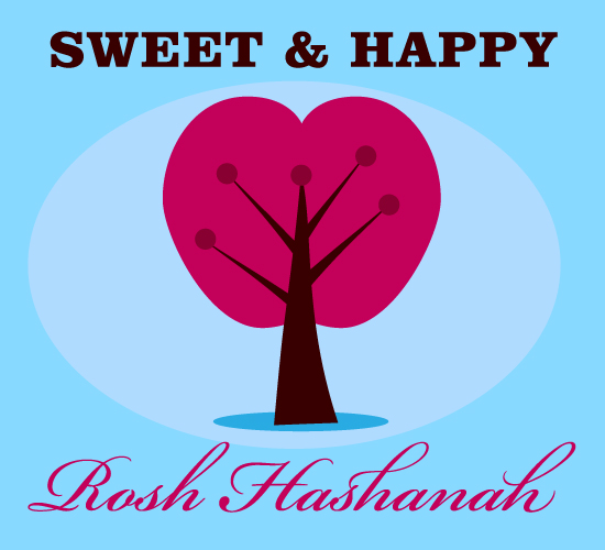 Sweet & Happy Rosh Hashanah. Free Wishes eCards, Greeting