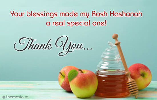 Thank U! For Blessing On Rosh Hashanah.