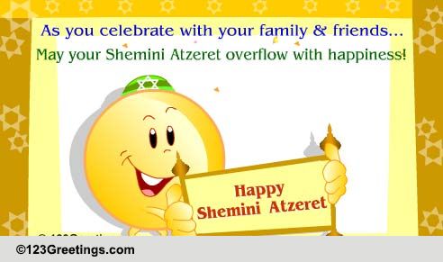 Send Shemini Atzeret Wishes!