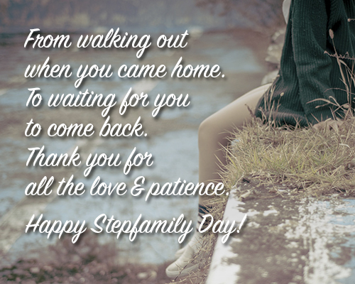 Happy Stepfamily Day!