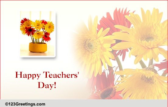 Look Up To You! Free Teachers' Day (India) eCards, Greeting Cards | 123 ...