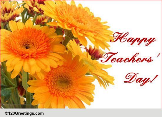 Warm Wishes On Teachers' Day. Free Teachers' Day (India) eCards | 123 ...