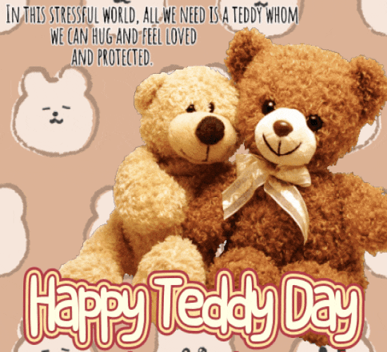 A Happy Teddy Day Card For You.