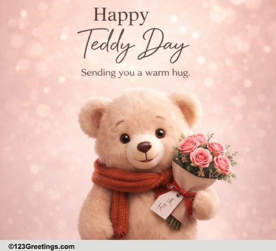 Send Teddy Day Ecard To Dear Ones