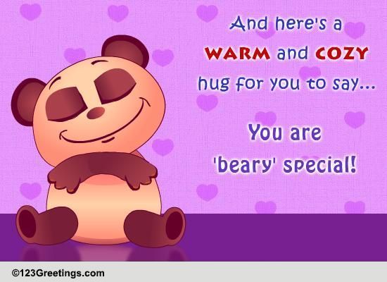 Warm Hug For Teddy Bear Day...