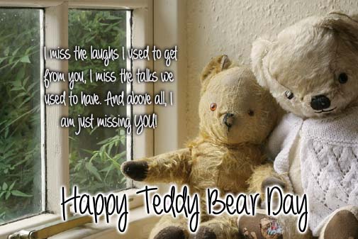 Miss You On Teddy Bear Day. Free Teddy Bear Day eCards, Greeting Cards ...