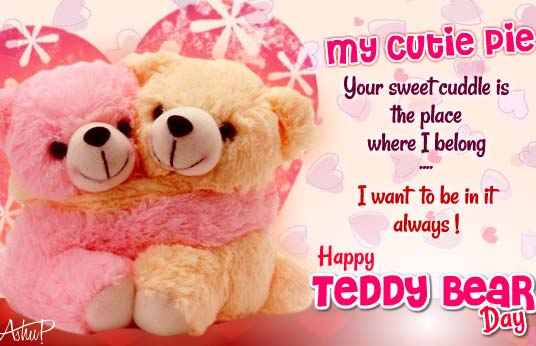 Wish I Was Your Teddy. Free Teddy Bear Day eCards, Greeting Cards | 123 ...