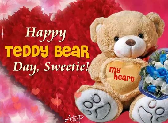 You Are My Cute & Huggy Teddy Bear Free Teddy Bear Day eCards | 123 ...