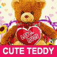 Cute Teddy Love & Hugs.