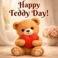 A Cute Card To Wish Teddy Day