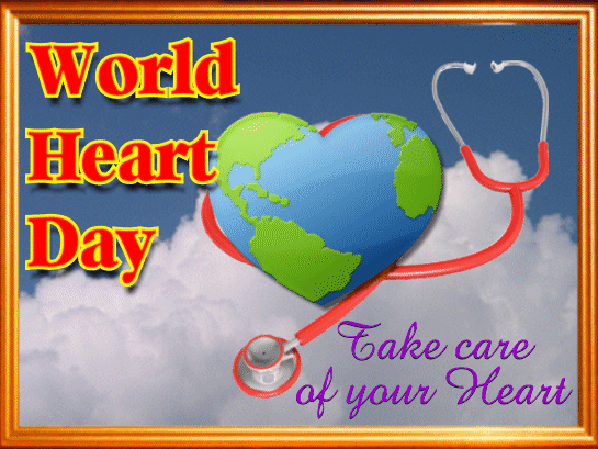 Happy World Heart Day Ecard.