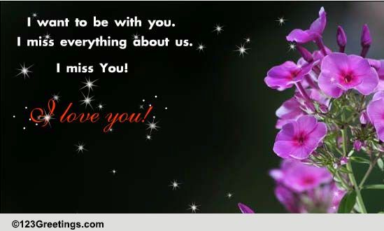 Miss You A Lot! Free Family Etc eCards, Greeting Cards | 123 Greetings