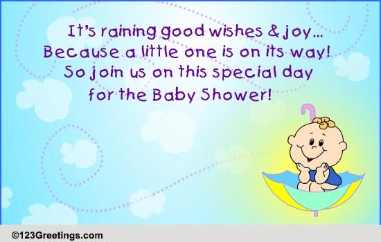 It's Raining Good Wishes! Free Family Occasions eCards, Greeting Cards ...