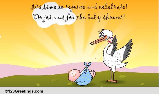 Join Us For Baby Shower! Free Family Occasions eCards, Greeting Cards ...