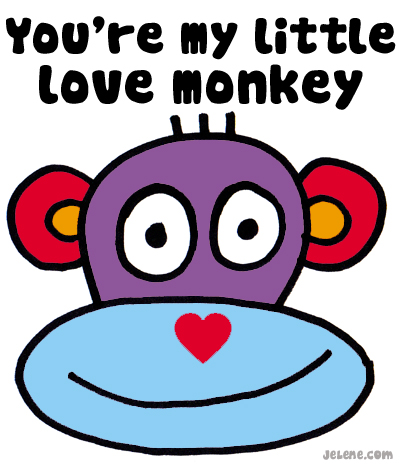 monkey love bbirthday