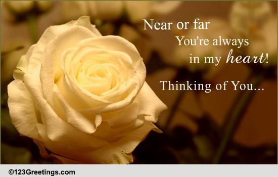 Thinking Of You...