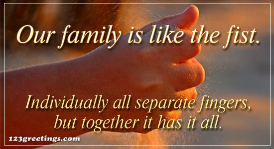 Family Quotes Cards, Free Family Quotes Wishes, Greeting Cards | 123