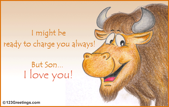Fun Note For Your Son!