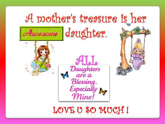 For A Dear Daughter.