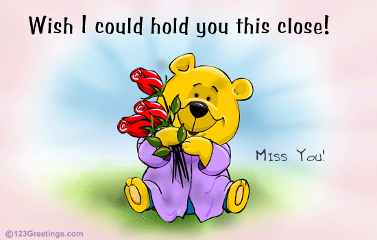 I Miss You With Flowers