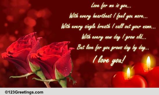 For Someone So Lovable! Free Roses eCards, Greeting Cards | 123 Greetings