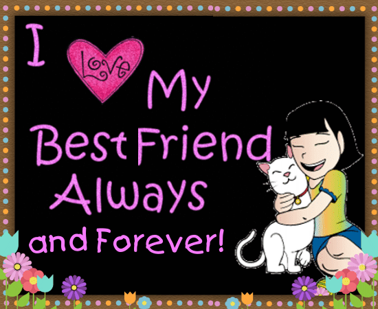 My Best Friend Forever Card.