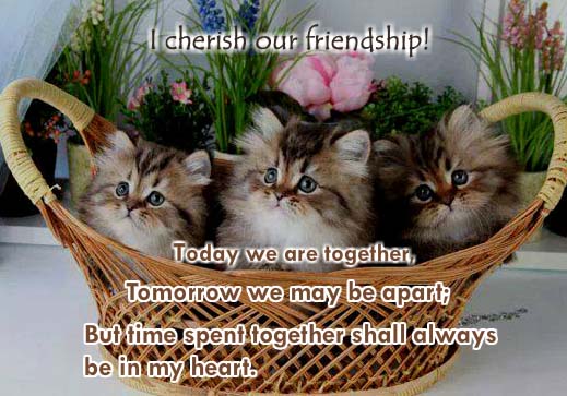 I Cherish Our Friendship. Free Best Friends eCards, Greeting Cards ...