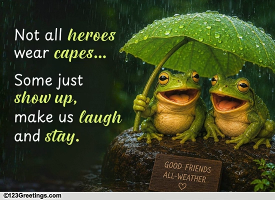 A Friend Always There For You.