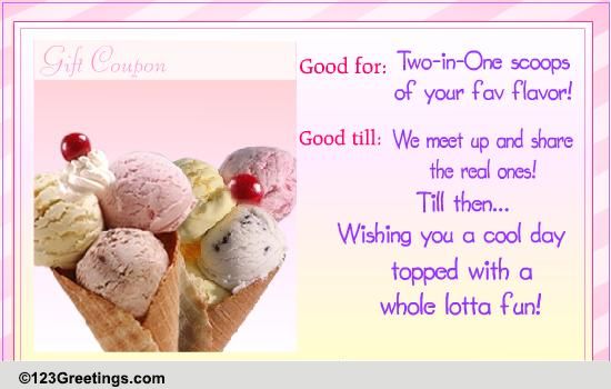 A Cool Coupon!