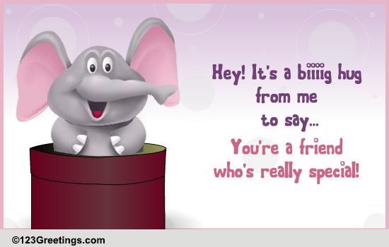 A Jumbo Hug!