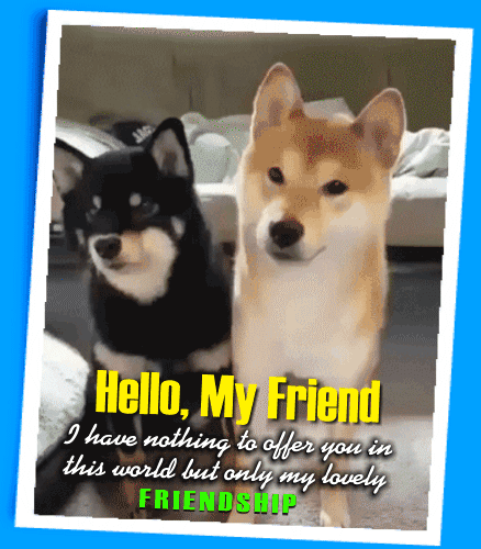 A Cute Friendship Card For Your Friend.