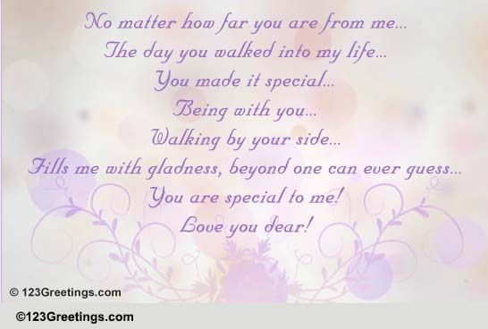 Walking By Your Side! Free Quotes & Poetry eCards, Greeting Cards | 123 ...