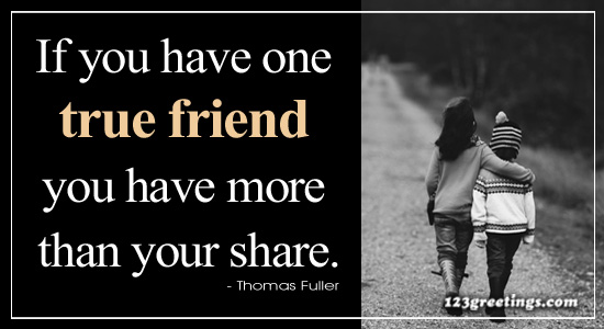 true friendship ecards