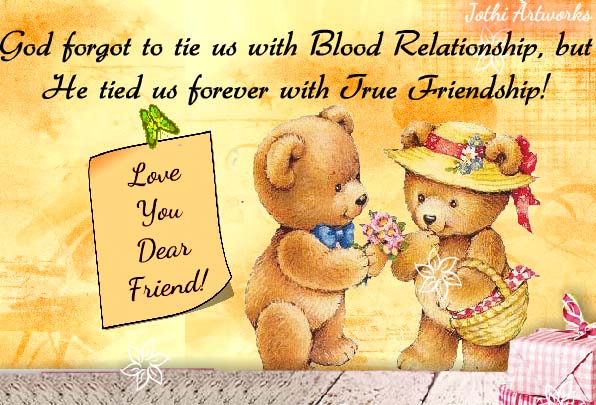 God Tied Us With True Friendship! Free Special Friends eCards | 123 ...